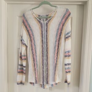 Wrangler Knit Sweater with Multicolor Design
